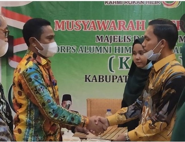 Hamzah Terpilih Pimpin KAHMI Rohil Periode 2021-2026