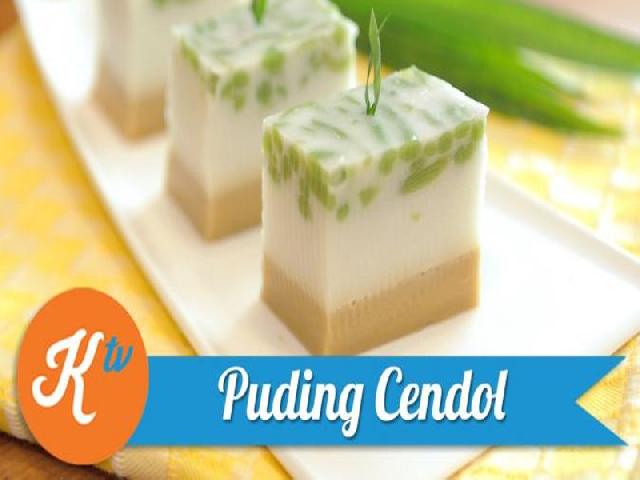 Puding cendol gula merah, resep baru yang unik