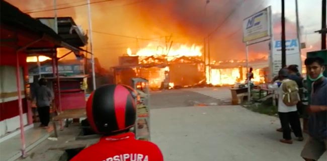 Rusuh di Calon Ibukota Baru, Suasana Mencekam, Sejumlah Bangunan Dibakar 