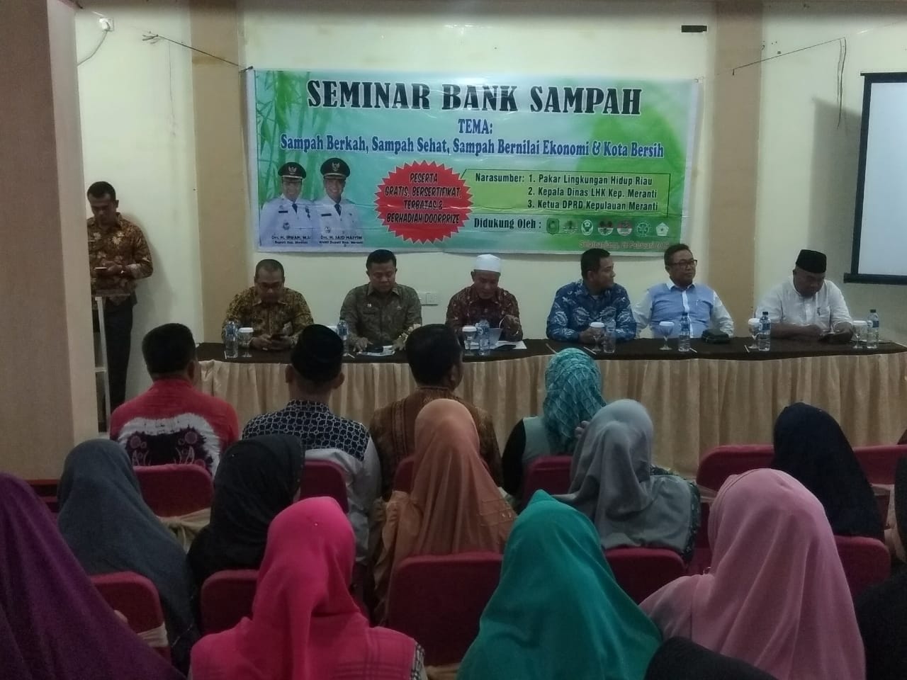 Wabup Meranti Berharap Gelaran Seminar Jadi Jawaban untuk Persoalan Sampah