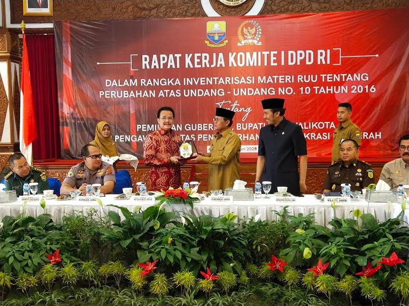 Komite I DPD RI Dapat Masukan Soal Penyederhanaan Birokrasi dan Pilkada Serentak