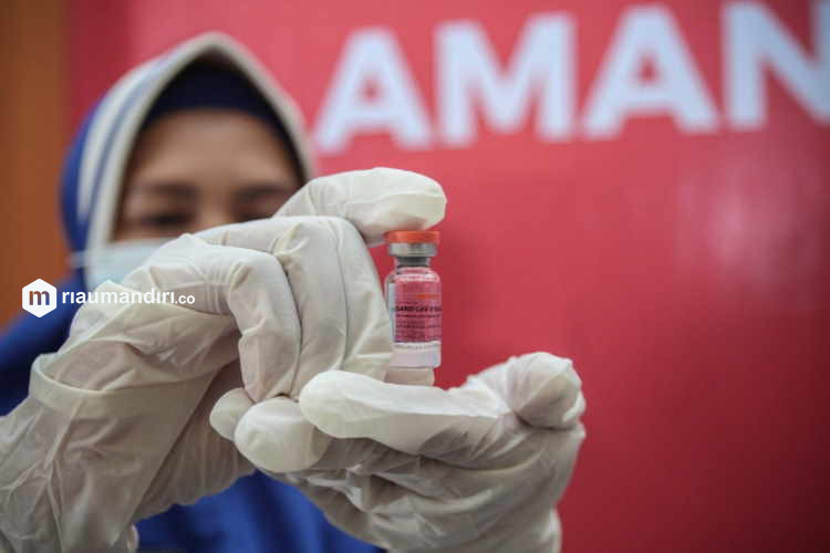 261 Vaksinator Siap Suntikkan Vaksin Corona ke 694 Ribu Warga Pekanbaru