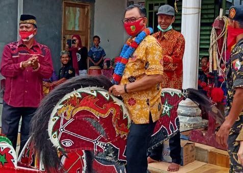 Hadiri Silaturrahmi Tahunan Pasrepon di Bagan Sinembah, Bupati Suyatno: Tetap Waspada Corona