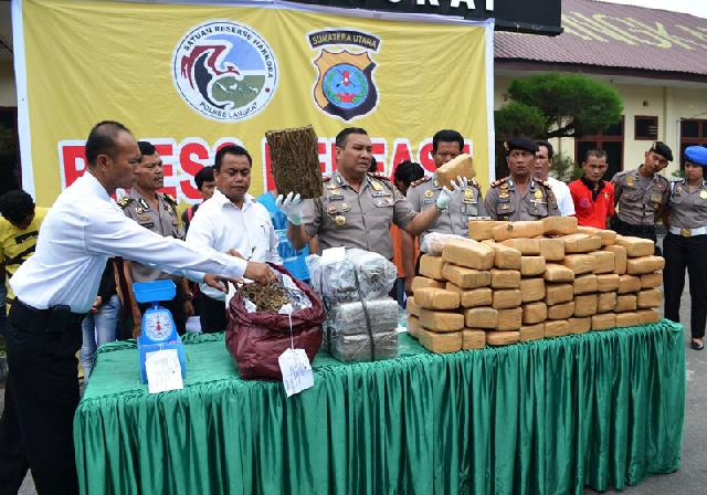 Polisi Bekuk Tiga Pengedar Sabu Lintas Provinsi