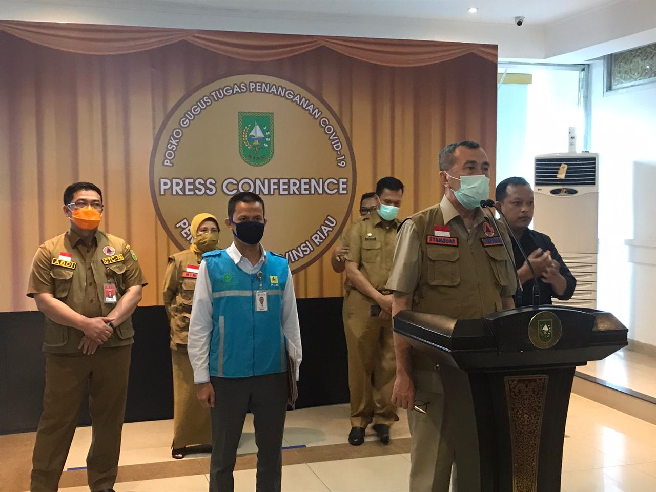 Dua Orang Positif Covid-19 Masuk Riau, Total Kasus Positif Riau Jadi 120