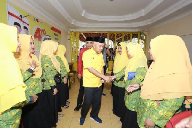 The Power of Emak-Emak Al Hidayah Perawang Bakal Menangkan Andi Rachman-Suyatno