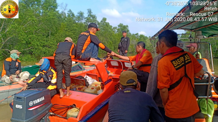 Pencari Kayu yang Dilaporkan Hilang di Pulau Kijang Inhil Belum Ditemukan