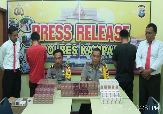 Ribuan Bungkus Rokok Tanpa Cukai Disita