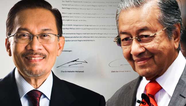 Anwar Ibrahim Mencium Adanya Pengkhianatan Sebelum Mahathir Mundur