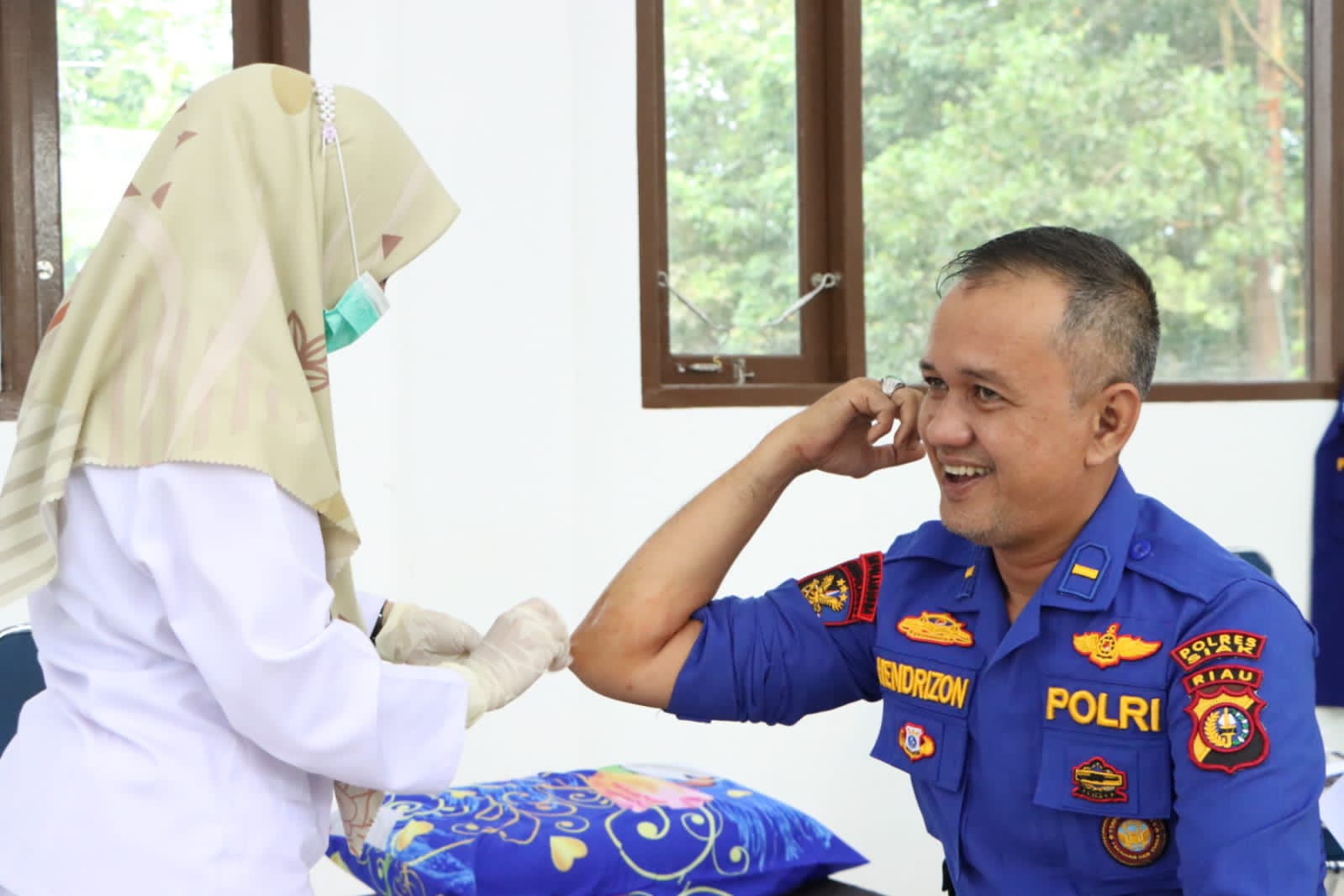 Menyambut HUT Polairud Ke-72, Sat Polairud Polres Siak Gelar Donor Darah