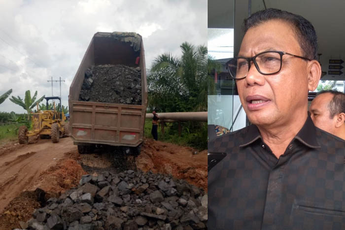 Jalan ke Kubu-Kuba Berlumpur, Bupati Suyatno: Sudah Saya Perintahkan PUPR dan Perusahaan Perbaiki