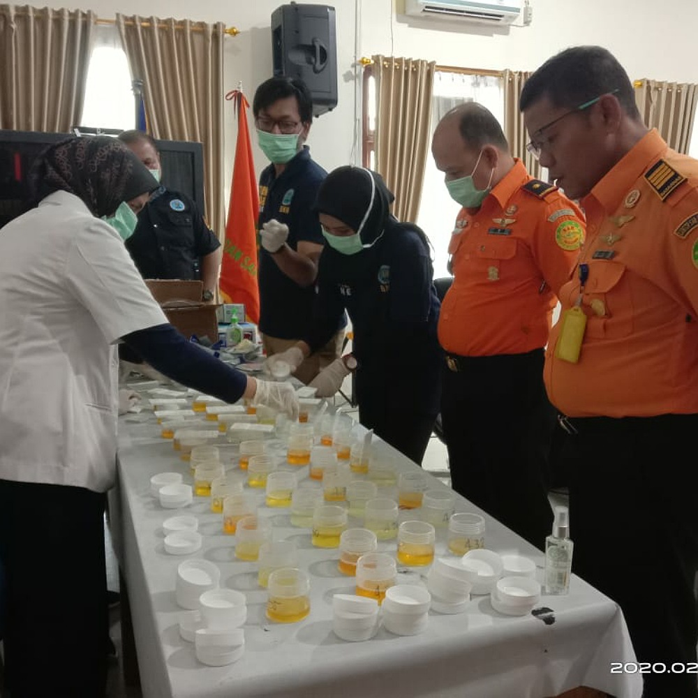 BNNP Riau Tes Urine Seluruh Pegawai Basarnas