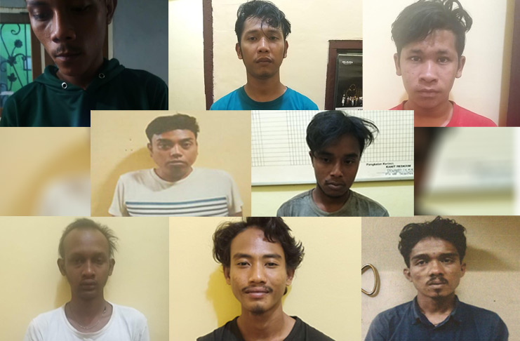 Satu dari Sembilan Tahanan Polsek Pangkalan Kerinci yang Kabur Masih Buron