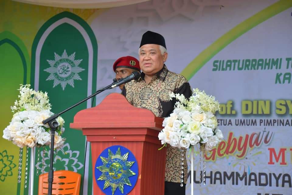 Gelar Tablig Akbar, PD Muhammadiyah Kampar Hadirkan Prof. Din Syamsuddin