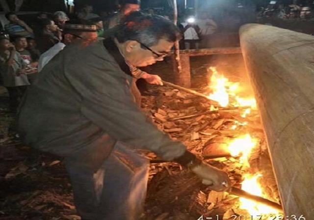 Bupati Ikuti Ritual Mediang Jalur Baru di Desa Siberakun