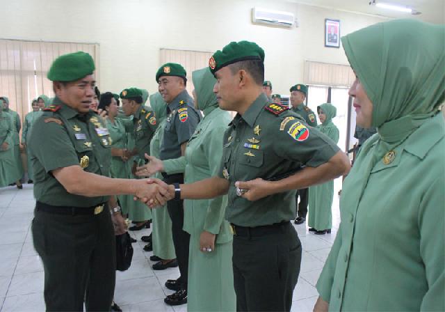 Empat Kasi di Korem 031/Wirabima Berpangkat Kolonel