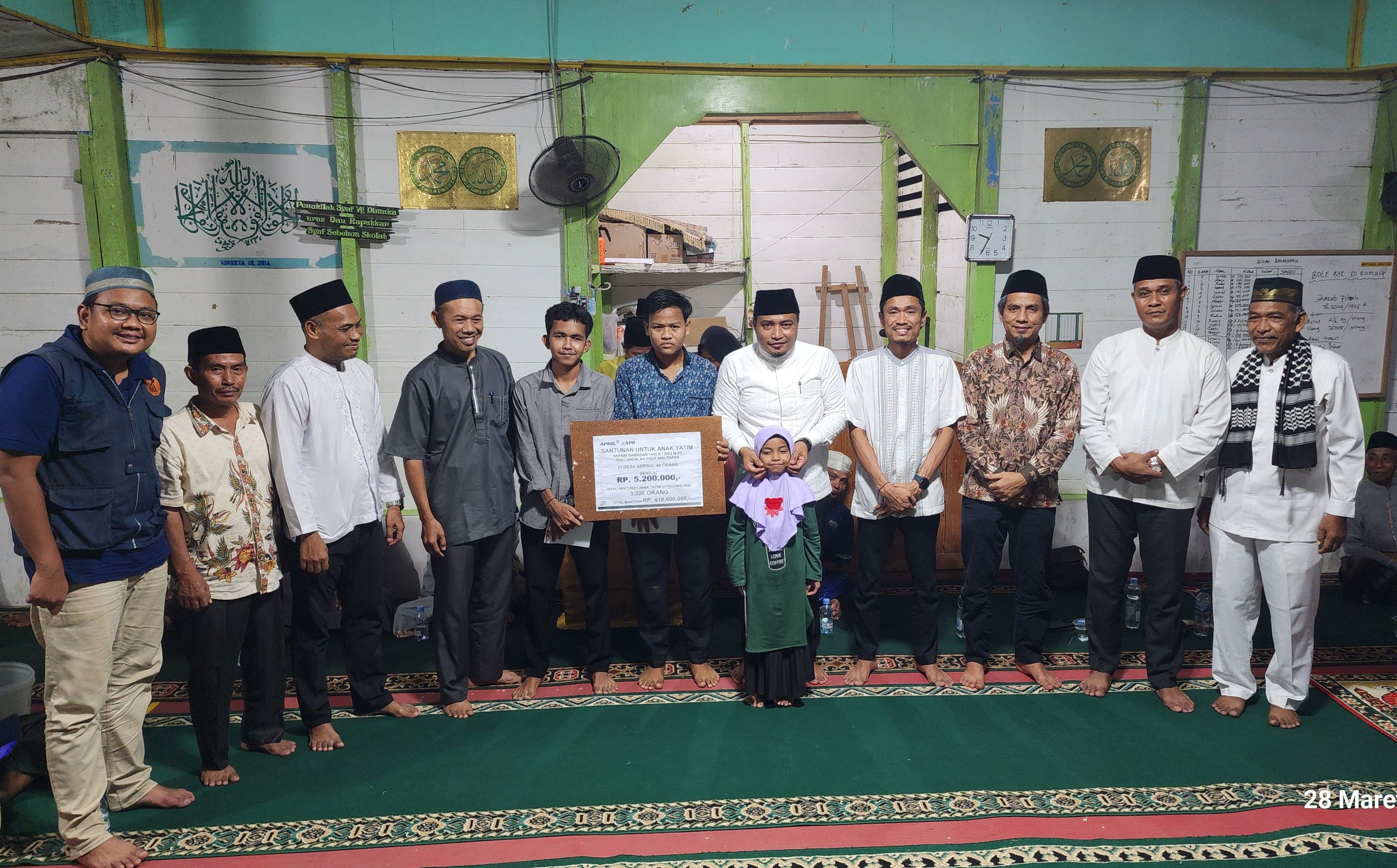 Safari Ramadan RAPP Santuni 3.220 Anak Yatim di Riau