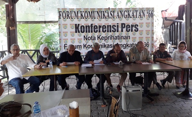 Forum Komunikasi Angkatan '66 Desak KPU Tegakkan Aturan Pemilu