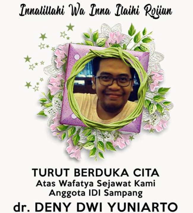 Dokter dan Kedua Mertuanya Meninggal Positif Covid-19, Istri dan Anak Dirawat