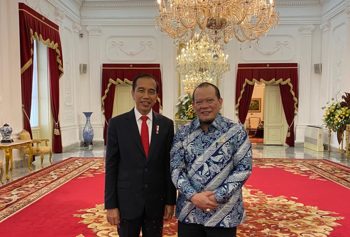 Temui Jokowi, Ketua DPD RI Sampaikan Aspirasi Daerah