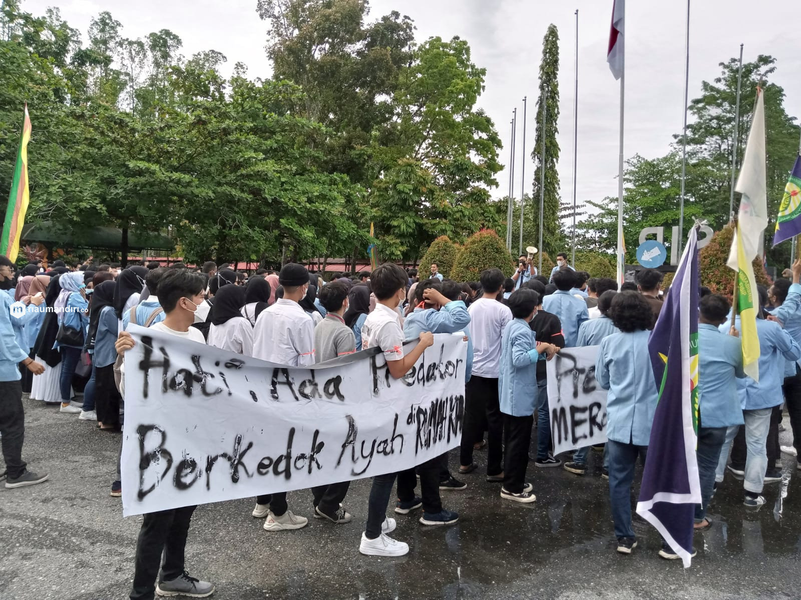 Demonstran UNRI Ungkap Pelecehan Seksual Sering Terjadi, Tapi tak Pernah Diselesaikan