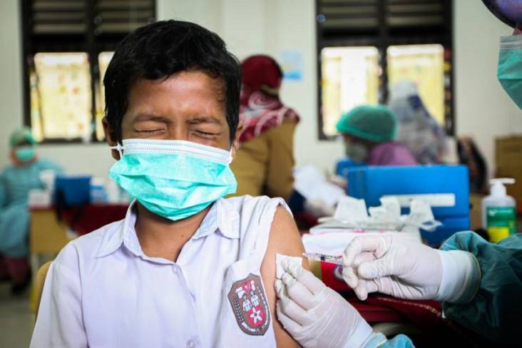 41.425 Anak 6-11 Tahun di Pekanbaru Sudah Vaksin Pertama