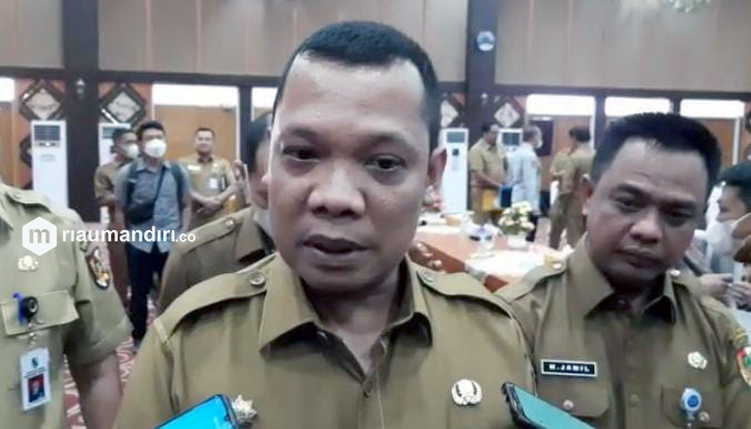 Hari Pertama Jabat Pj Wako Pekanbaru, Muflihun Kumpulan Kepala OPD