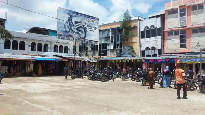 Pedagang di Tembilahan Mengeluh Pasar Sepi Gara-gara Corona