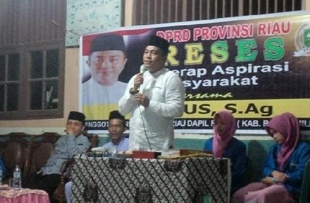 Ini Sejumlah Usulan Masyarakat Bangko Pusako Dalam Reses Anggota DPRD Riau