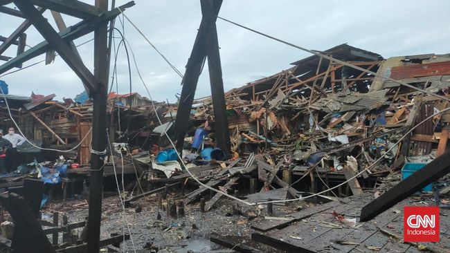 Bom Ikan Meledak, 9 Rumah di Sibolga Hancur