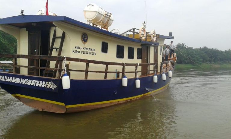 Kapal Hibah dari Pemerintah Pusat Telah Tiba di Kampar