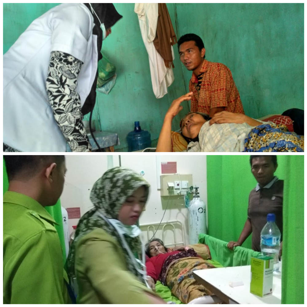 Riau Bersedekah Bantu Dana dan Pengobatan Nenek Penderita Stroke