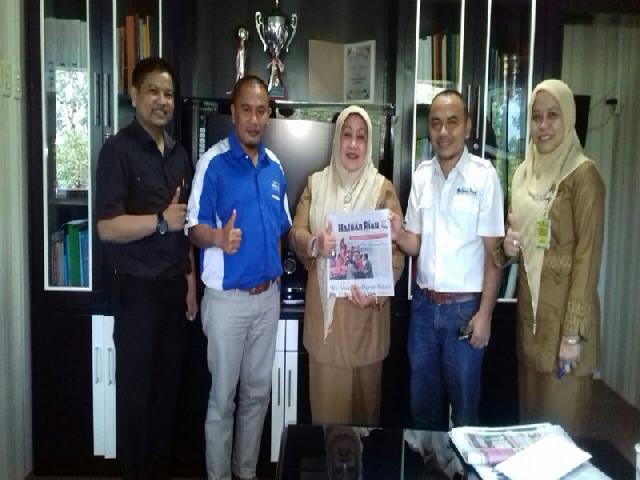 Manajemen Haluan Riau Kunjungi Universitas Lancang Kuning