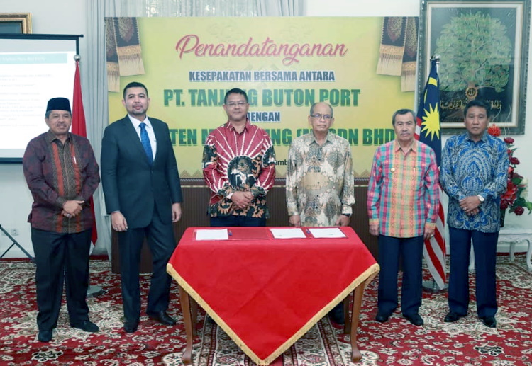 Tanjung Buton Port dan Holsten Marketing Sepakati Kerja Sama Ekspor Impor