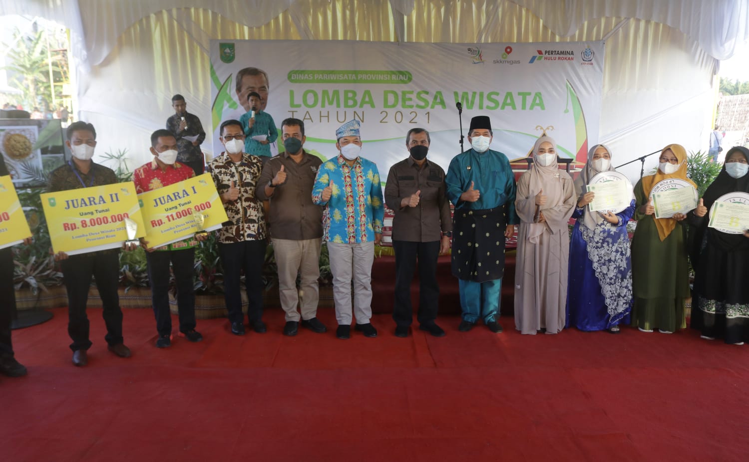 Kampung Dayun Raih Juara 1 Desa Wisata Tingkat Provinsi Riau