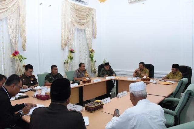 Bupati Gelar Rapat Bersama TNI-Polri dan OPD, Ini yang Dibahas