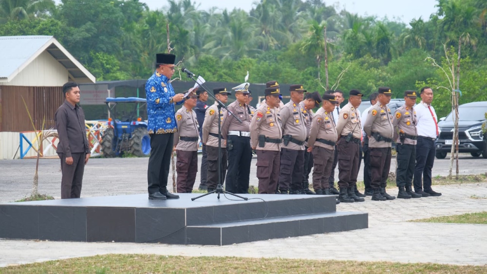 Plt Bupati Meranti Pimpin Apel Gelar Pasukan Operasi Ketupat Lancang Kuning 2023