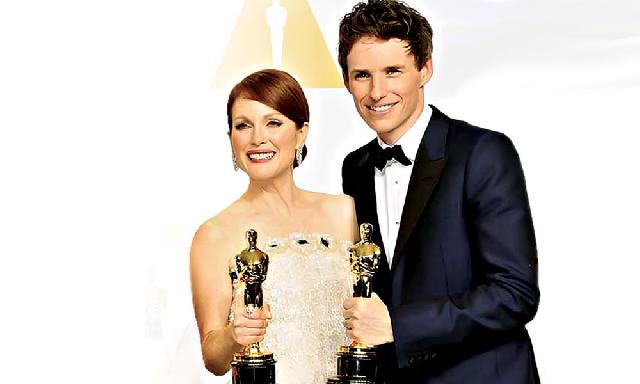 Moore dan Redmayne Raih Oscar 2015
