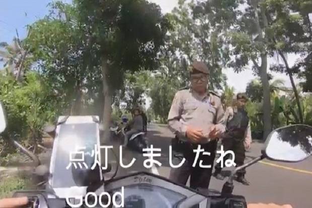 Ini Dia Oknum Polisi yang Viral Minta Uang Tilang Rp1 Juta ke Turis di Bali