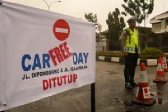 Kawasan Car Free Day Rumbai Diberlakukan