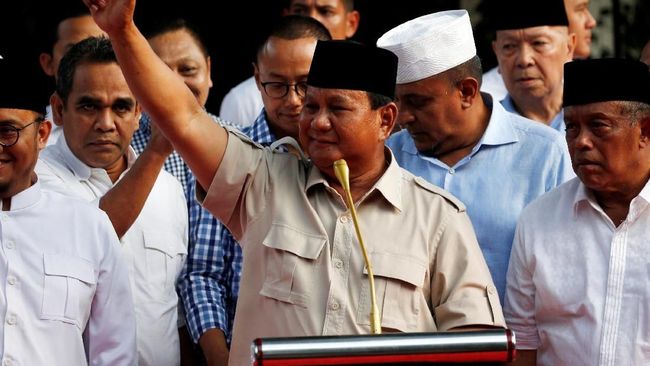 Klaim Menang Pilpres, Prabowo Janji Rangkul Kubu Jokowi