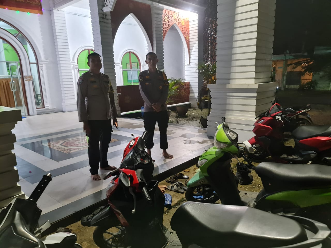 Polisi Beri Keamanan di Masjid Lewat OTR LK 2023 
