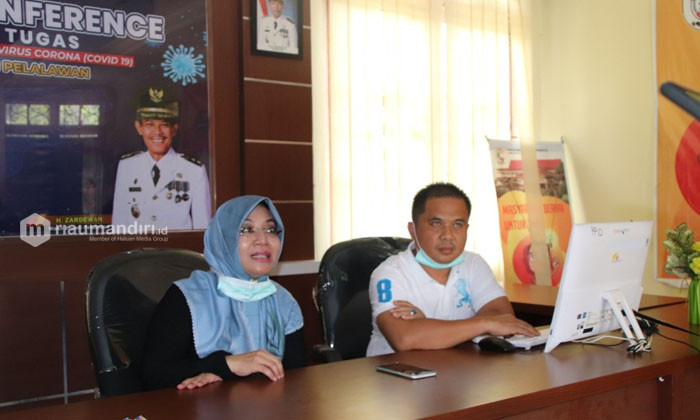 DPD RI Apresiasi Kinerja Pemkab Pelalawan Dalam Penanganan Covid-19