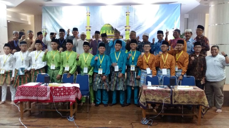 Meranti Raih Juara 2 dan 3 Cabang Fahmil Qur'an MTQ Provinsi Riau 2018