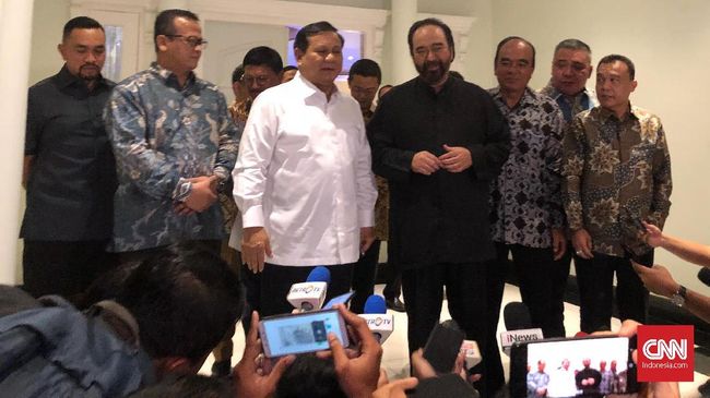 Pertemuan Prabowo dan Surya Paloh Sepakati Sejumlah Hal Ini
