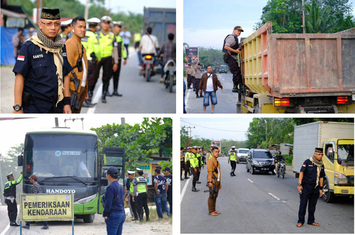 Pasca Kaburnya Napi Rutan Siak, Kapolresta Pimpin Pemeriksaan Pintu Masuk Kota Pekanbaru