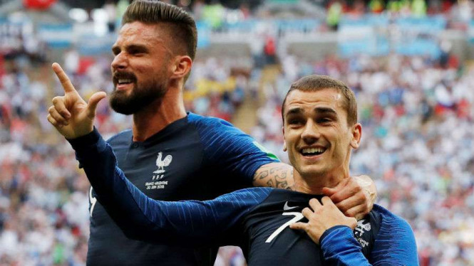 Tiga Gol Tercipta pada Babak Pertama Prancis VS Kroasia