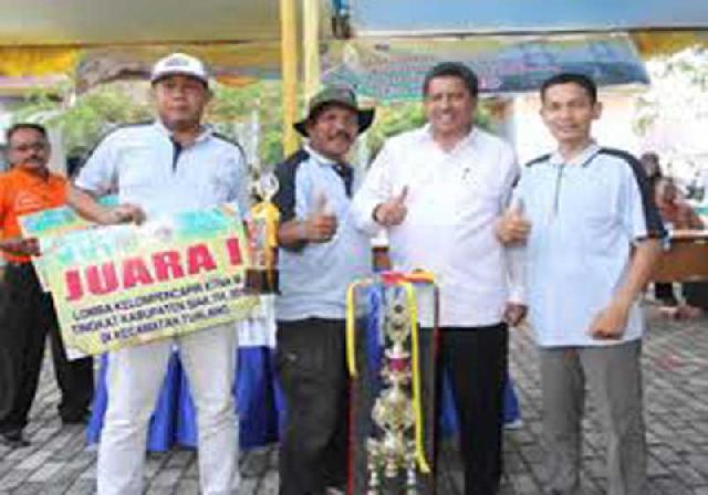 Kecamatan Minas Rebut Piala Bupati