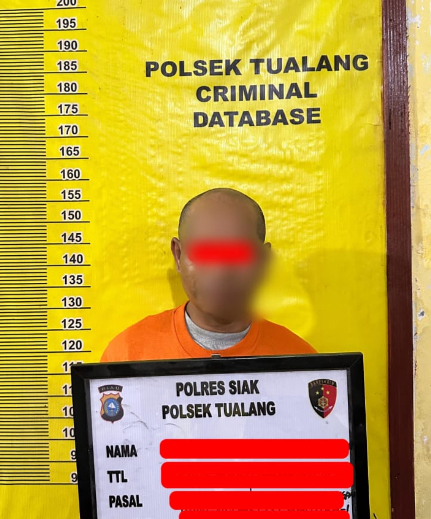 Polsek Tualang Amankan Pelaku Asusila