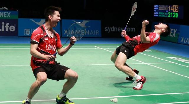 Kevin/Marcus Sabet Juara India Terbuka 2017